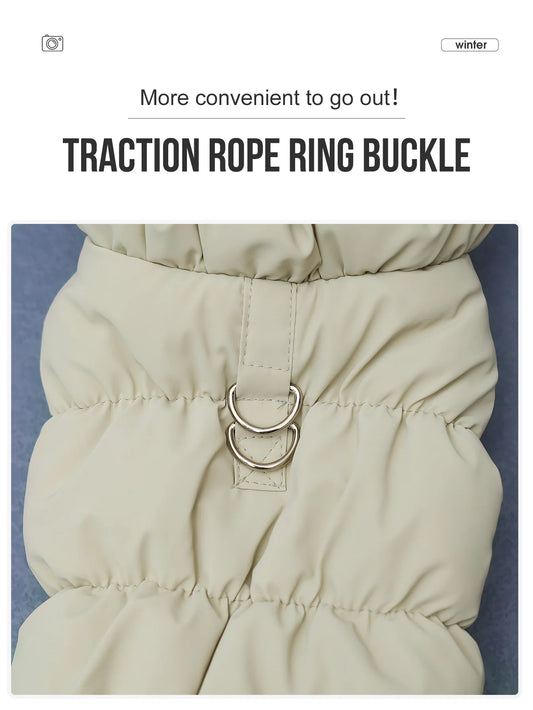 Dog Jacket For Autumn/Winter, Pet Coat, 3-Layer Thick Warm Outerwear, Suitable For Small To Medium Dogs Like Poodle, Teddy, York