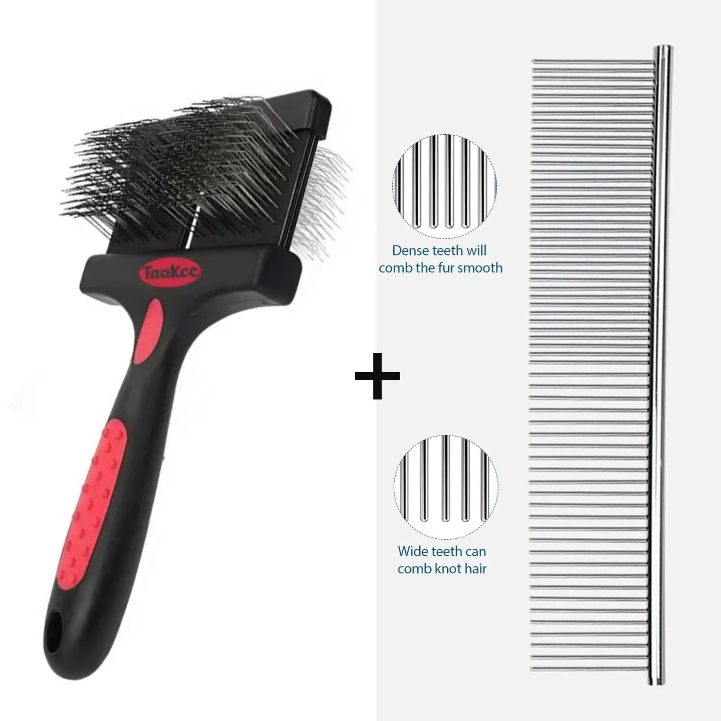 Escova dupla face para animais de estimação, cão, gato, cabelo, cerdas de pele, limpeza, massagem, pente, ferramenta de estilo, escova para cães, suprimentos para animais de estimação