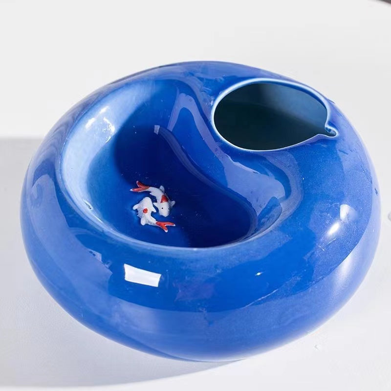 [Automatic Pet Water Dispenser] USB-Powered Automatic Pet Water Dispenser with Replaceable Filter | Modern Blue Design with White Accents, Hygienic Water Bowl for Cats & Dogs, No Battery Needed, Cat Water Fountain, Pet Hydrat