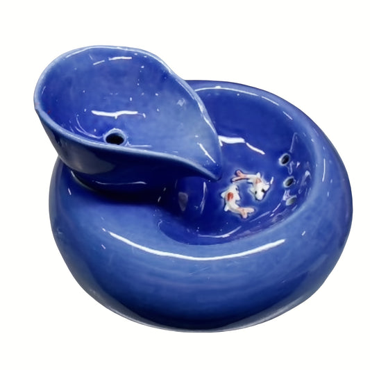 [Automatic Pet Water Dispenser] USB-Powered Automatic Pet Water Dispenser with Replaceable Filter | Modern Blue Design with White Accents, Hygienic Water Bowl for Cats & Dogs, No Battery Needed, Cat Water Fountain, Pet Hydrat