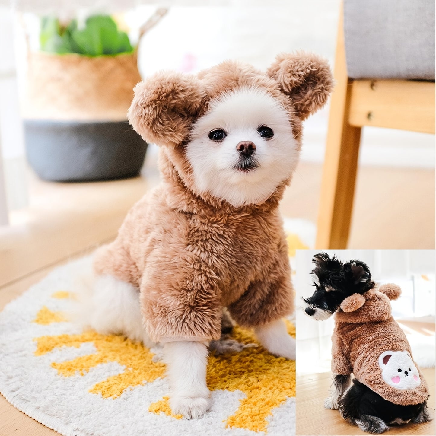 Pet Warm Teddy Bear Costume, Dog & Cat Pet Costumes