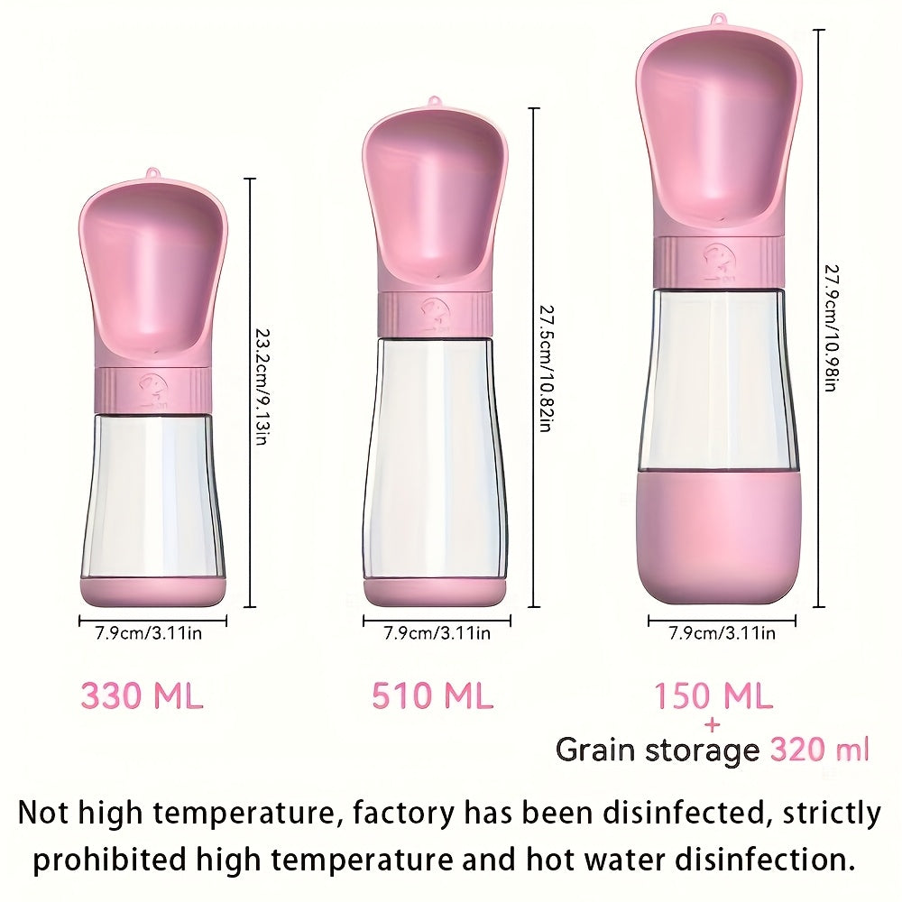 [Portable Dog Water] Portable Dog Water Bottle - Pet Water Cup - Outdoor Travel Cup Drinking Cup Feeding Water Dispenser - Water and Food Cup Supplies