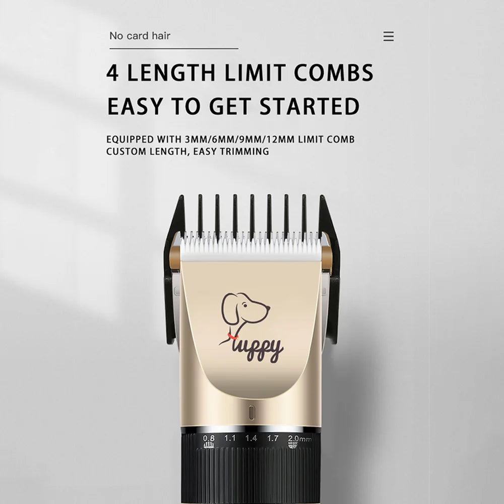 Máquina de cortar cabelo para animais de estimação/gato/coelho, aparador profissional, conjunto de barbeador para animais de estimação, sem fio, recarregável, promoções