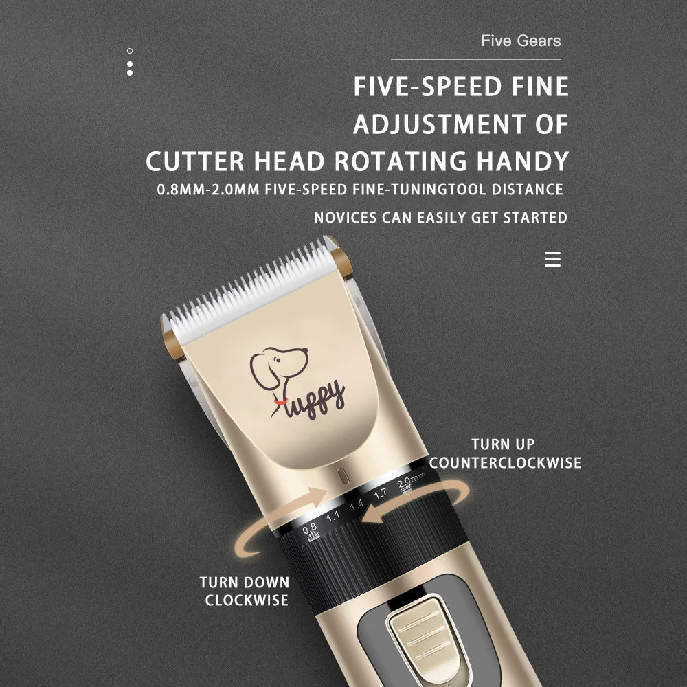Máquina de cortar cabelo para animais de estimação/gato/coelho, aparador profissional, conjunto de barbeador para animais de estimação, sem fio, recarregável, promoções