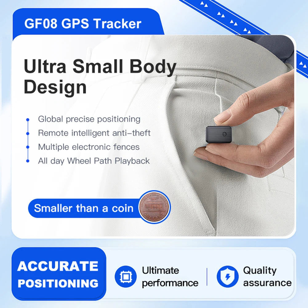 Anti-theft Real Time Tracking Mini Magnetic GPS Tracker SIM Message Positioner Tracker Mini GPS Locator for Old People Kids Pet