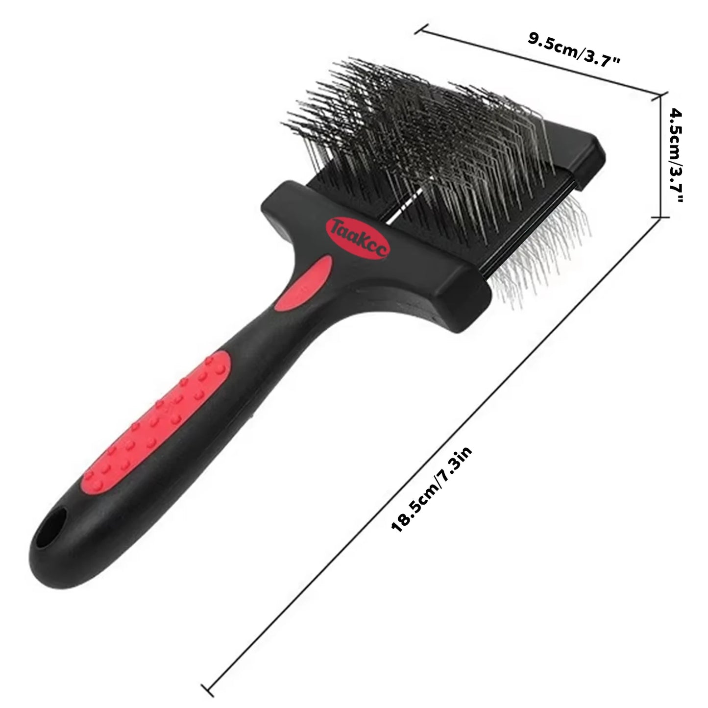 Escova dupla face para animais de estimação, cão, gato, cabelo, cerdas de pele, limpeza, massagem, pente, ferramenta de estilo, escova para cães, suprimentos para animais de estimação