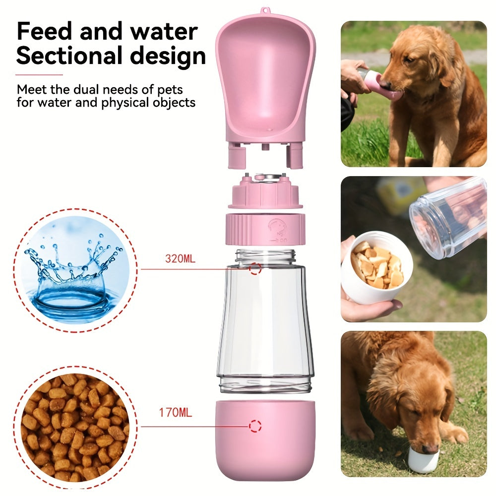 [Portable Dog Water] Portable Dog Water Bottle - Pet Water Cup - Outdoor Travel Cup Drinking Cup Feeding Water Dispenser - Water and Food Cup Supplies