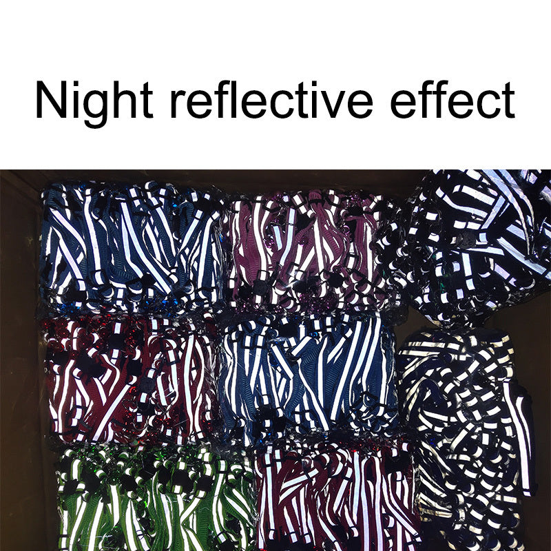 Pet Round Ears Cat Buckle Reflective Cat Head Safety Buckle Separable Cat Dog Bell Collar