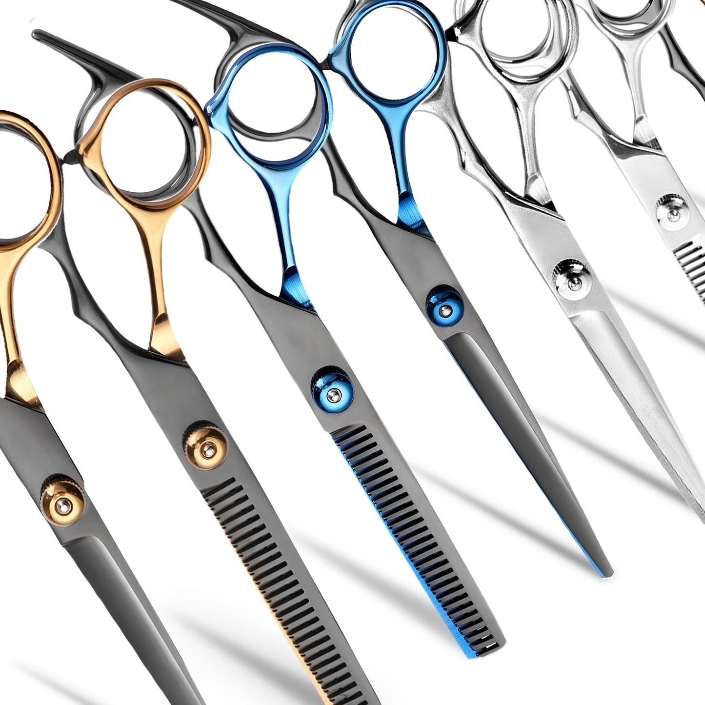 Hair Cutting Scissors, Professional Barber Shears Set with Hair Scissors Thinning Shears, for Men Women Pet